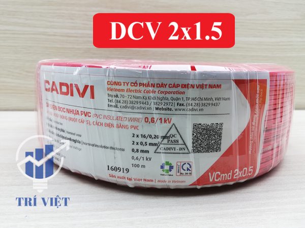 bán dây đôi 2x1.5 cadivi quận 12