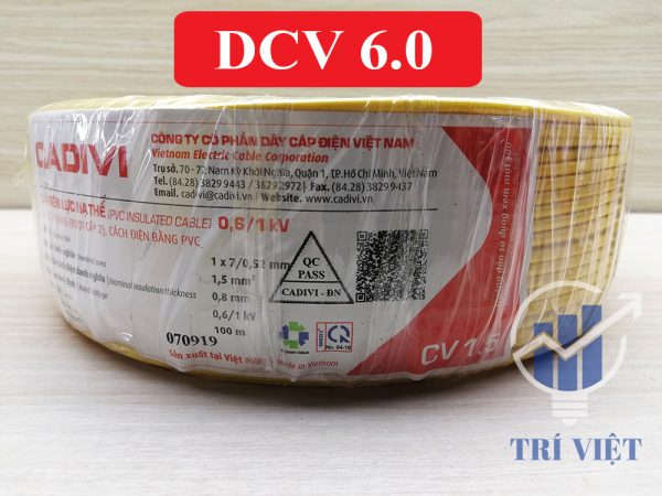 dây điện cadivi 6.0