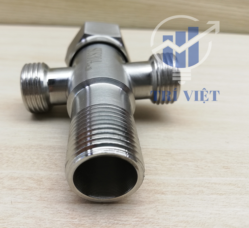 Van Chia Nước - Tê Cầu Khóa Inox 304 - Thiết Bị Điện Trí Việt Trí Việt