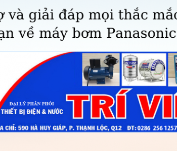 giải đáp thắc mắc về máy bơm panasonic